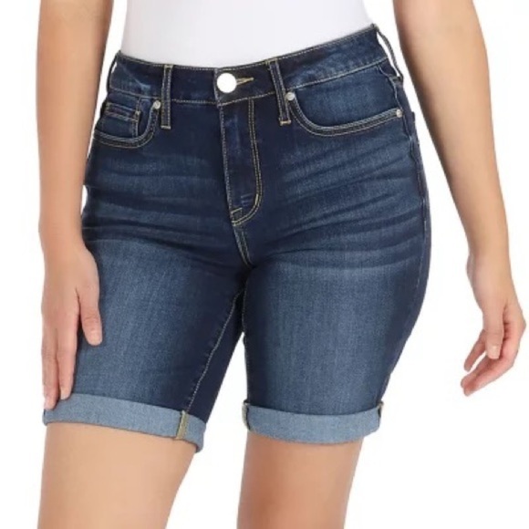 SEVEN7 BERMUDA SHORT 9” - MEDUIM BLUE SIZE 16 (NEW WITH TAGS) - Picture 6 of 6